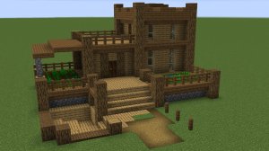 Майнкрафт - Как построить старую ферму. Minecraft