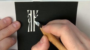 Каллиграфия акварелью. Просто и красиво. Обзор на медовую акварель