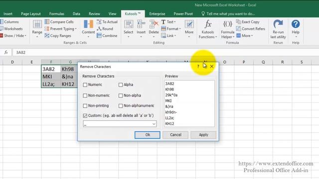 How To Remove Non-Alphanumeric Characters In Excel? смотреть онлайн