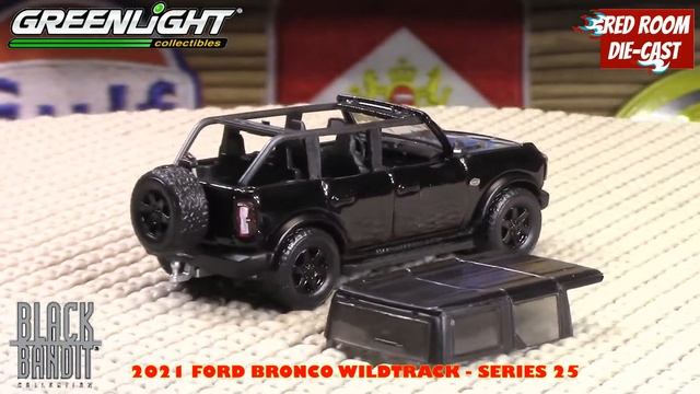 2021 FORD BRONCO WILDTRACK - BLACK BANDIT - SERIES 25 - By GREENLIGHT смотреть онлайн
