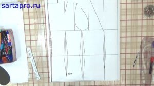 Талевая вытачка на спинке часть 2