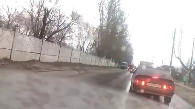 Пожар в автобусе. Анкудиновское шоссе смотреть онлайн