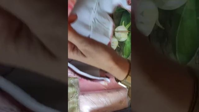 Распаковка посылки с тканями из Тюмени