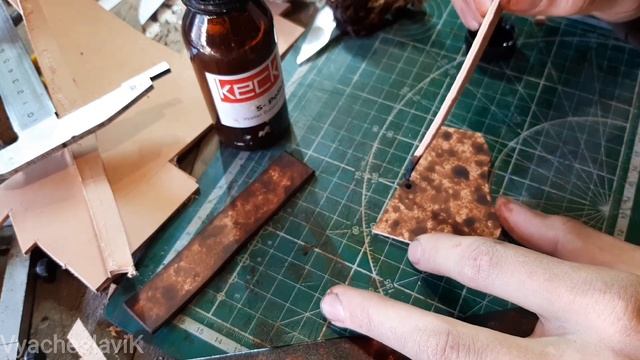 Текстурная покраска кожи растительного дубления смотреть онлайн