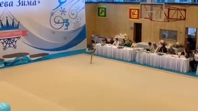 Открытый турнир по художественной гимнастике(Королева зима)