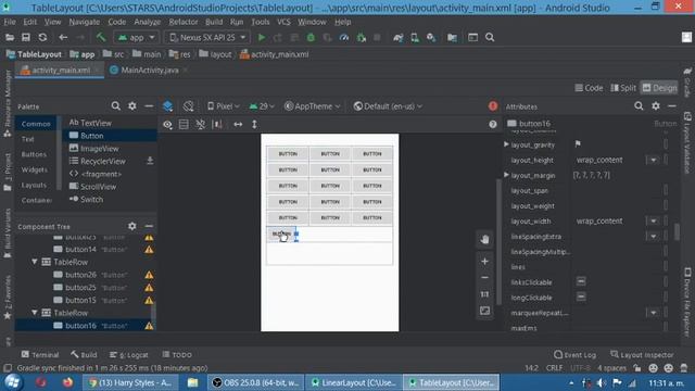 TableLayout – Diseño de tabla смотреть онлайн