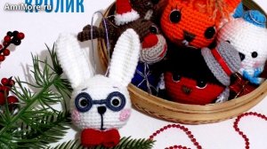 Амигуруми: схема Шарик Кролик | Игрушки вязаные крючком