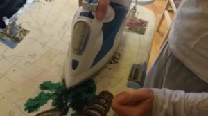 Обработка наклонного прорезного кармана настрочная листочка