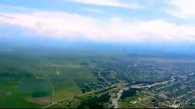 Зеленчукская с высоты птичьего полета