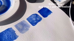 Грануляция в акварели. Как создать? Медиумы для акварели Winsor&Newton и как ими пользоваться.