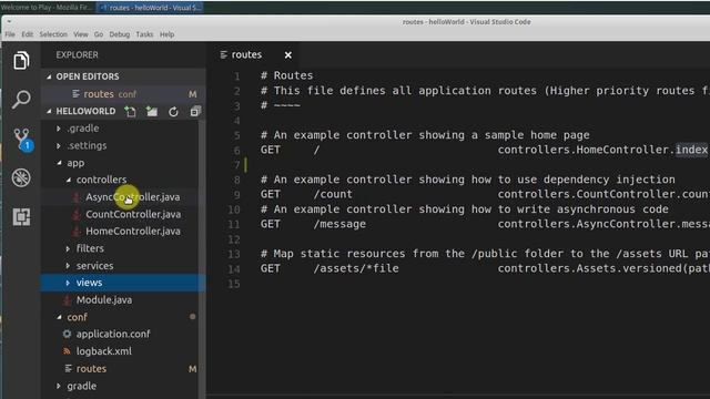 1. Intro to building an MVC Web App using the Play Framework for Java смотреть онлайн