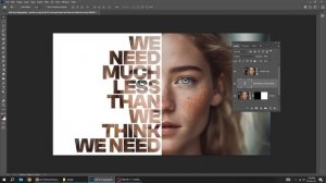 How to Create Text portrait Effect in Photoshop - Version 4