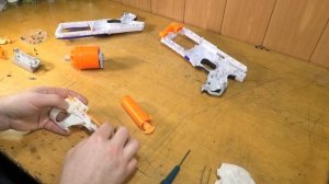 Nerf StrongArm — что внутри, устройства пистолета