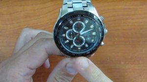 Casio Edifice EF-539D-1A видео-обзор