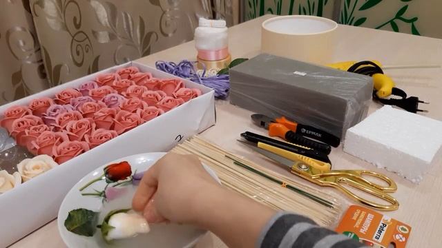Букет из Мыльных Роз! Часть 1 Мастер Класс  что такое мыльные розы