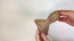 КРАСОТА к ПАСХЕ. Курочка из ДЖУТА своими руками / Easter Jute craft idea