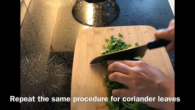 How to freezepreserve Mint and Coriander leaves