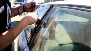 Взлом двери Ауди 80