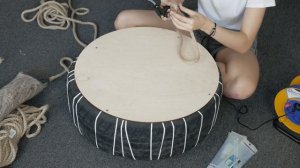 Журнальный столик своими руками. Столик из старой шины.