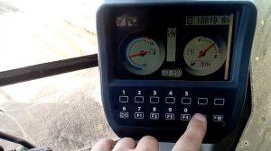 Работа на экскаваторе. Сервисное меню. Секретная функция. Вахта.