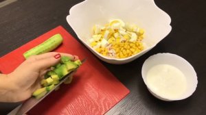 САЛАТ ИЗ МОРЕПРОДУКТОВ