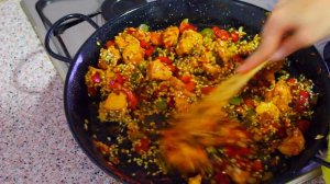 РИС С КУРИЦЕЙ И ОВОЩАМИ Простой Быстрый Дешевый Рецепт Паэльи Дома Как приготовить паэлью?