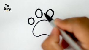 #239 How to Draw a Cat's Paw - Easy Drawing Tutorial