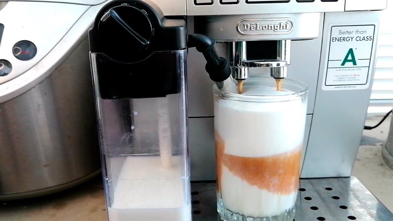 Как пользоваться капучинатором в кофемашине смотреть онлайн