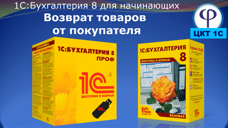 1С:Бухгалтерия 8 для начинающих. Урок семнадцатый. Возврат товаров от покупателя