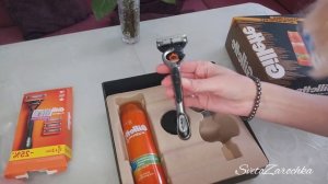 С Праздником,дорогие мужчины!!!Обзор на подарочный набор.Gillette Fusion 5 Proglide and Fusion 5.