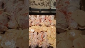 куриные ножки в маринаде. в духовке