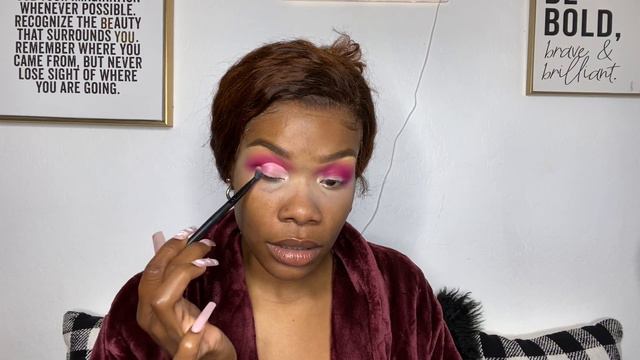 Berry Cut Crease| Valentines Day Inspired Look| HallayahSade Makeup смотреть онлайн