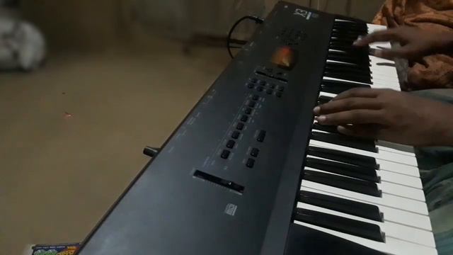 korg x3 in piano playing... смотреть онлайн