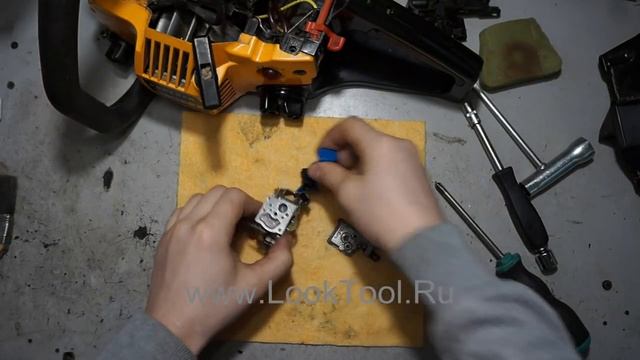 Бензопила на НА ГАЗУ ГЛОХНЕТ, забит карбюратор !!!!.mp4 смотреть онлайн