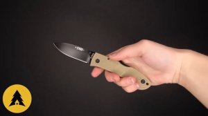 Складной нож Ka Bar Dozier Folding Hunter сталь AUS 8 Black, рукоять Coyote Brown Zytel