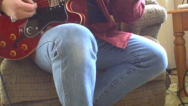 Epiphone Dot stock pickup tone test смотреть онлайн