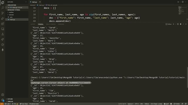 MongoDB + Python #1 - CRUD, Relationships and More