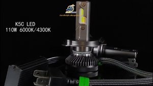 DAWNKNIGHT K5C K6C 40W H7 H4 Long Life Series 4300K Led HB3 H11 Headlight Bulb H1 HB4 4300K Led Lig