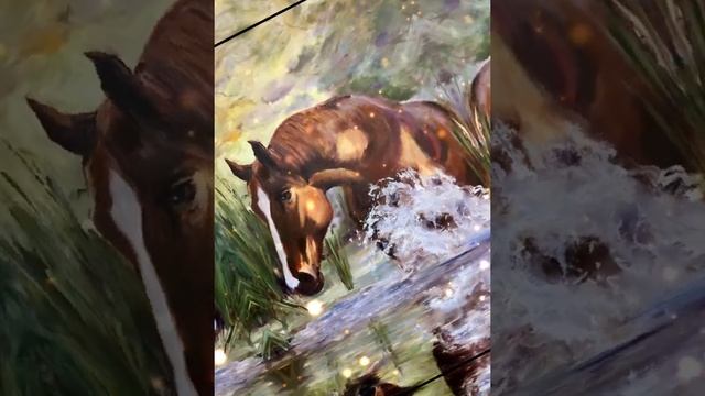 Картины с лошадьми. смотреть онлайн