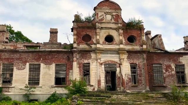 Псковская область, Волышово, заброшенная усадьба Строгановых