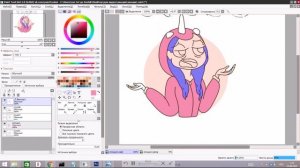 Как создать свои стикеры / Рисую в Paint Tool SAI стикеры