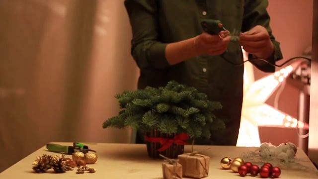 Новогодняя композиция мастер-класс смотреть онлайн