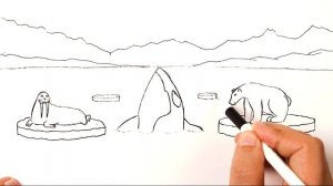 Как нарисовать Арктику легко