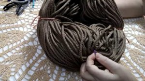 #Вязаниековров# Ковер из полиэфирного шнура "Мой каприз"