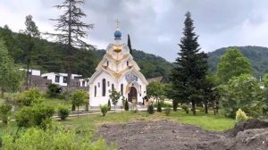 Лучшая экскурсия в Сочи - джип-тур Каньон Псахо. Женский монастырь в горах. Грязевые ванны