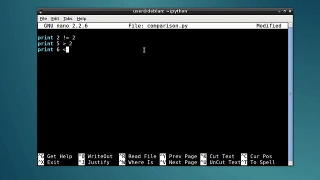 Python Series: Lesson 8 - Comparison Operators