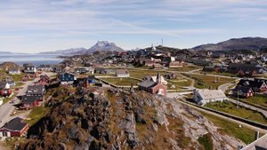 Nuuk Greenland Drone Footage