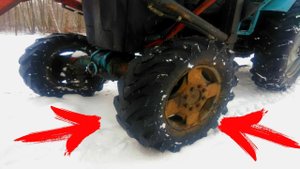 Боевая Сороковка в Лесу. Поставил МТЗ резину на ПВМ Т-40. Что будет