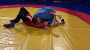 #21 САМБО SAMBO РЫЧАГ ЛОКТЯ и УЗЕЛ ПЛЕЧА из удержания поперек. Школа самбо Sambi.st