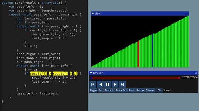 Cocktail Sort: Bidirectional Bubble Sort Algorithm